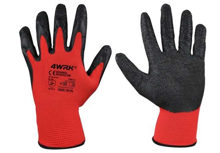 Rękawice Robocze Rękawiczki ochronne Wampirki pokryte lateksem