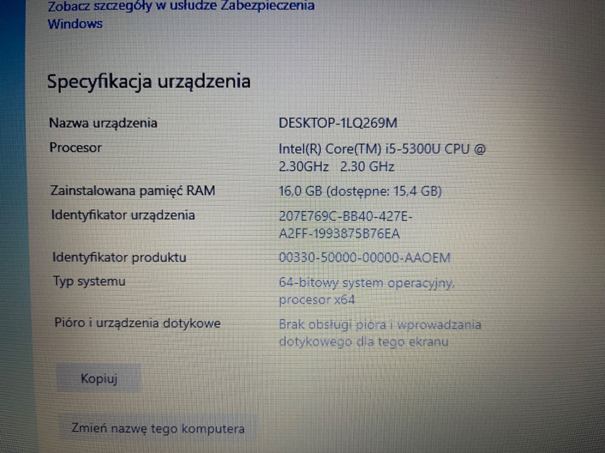 HP 840 G2 16/256, Intel 5300u