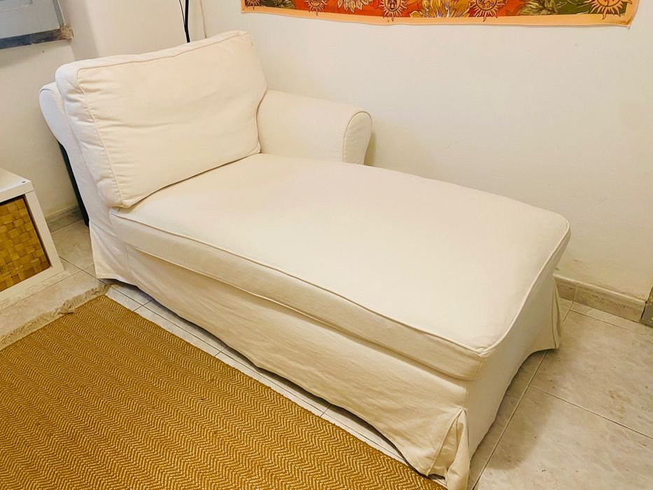 Chaise-Long Branca Ikea