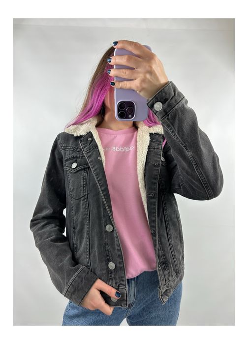 Женская шерпа, джинсовка topshop