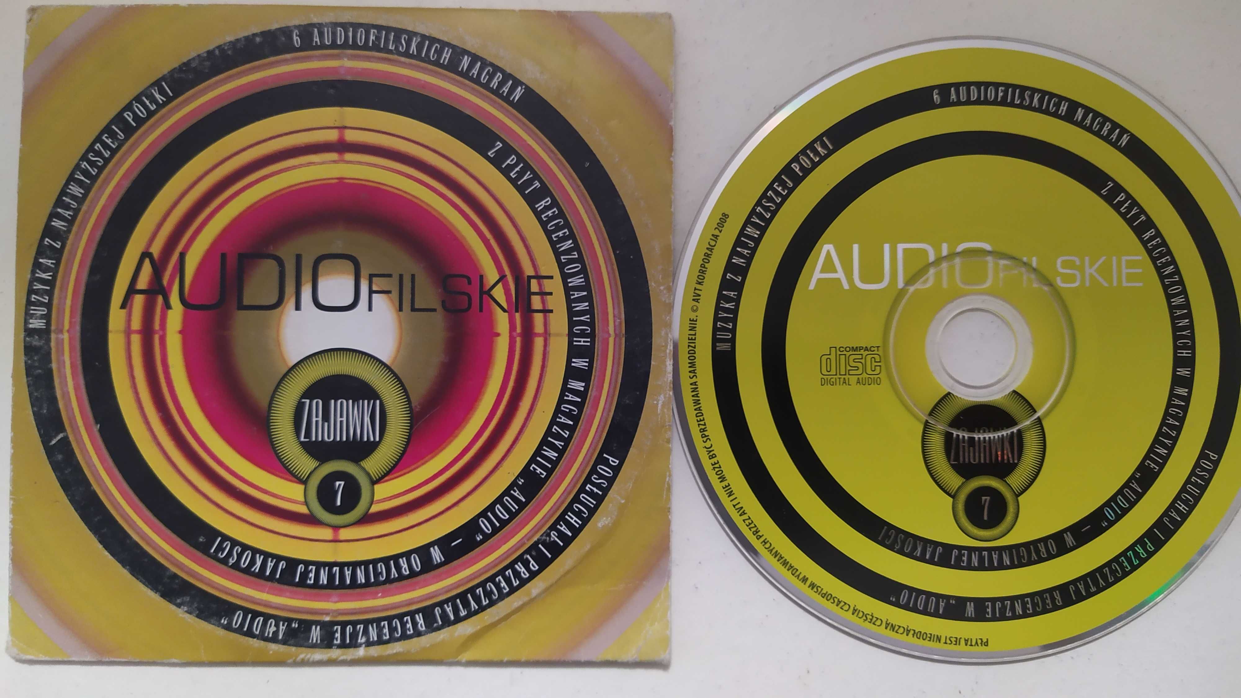 Audiofilskie Zajawki 7 Sampler CD koperta różni wykonawcy