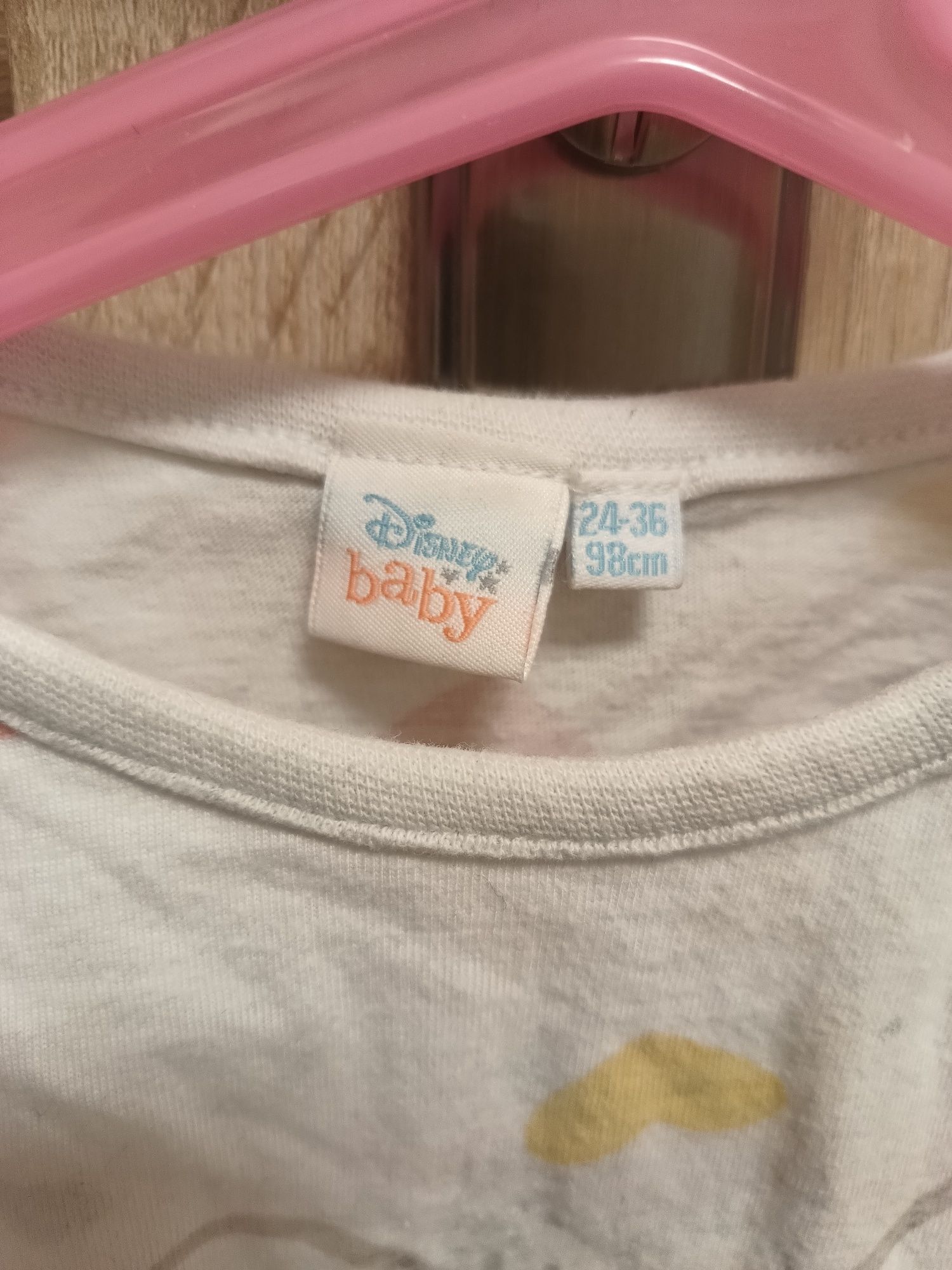 Bluzka na krótki rękaw t-shirt dla dziewczynki z myszką Minnie 98cm