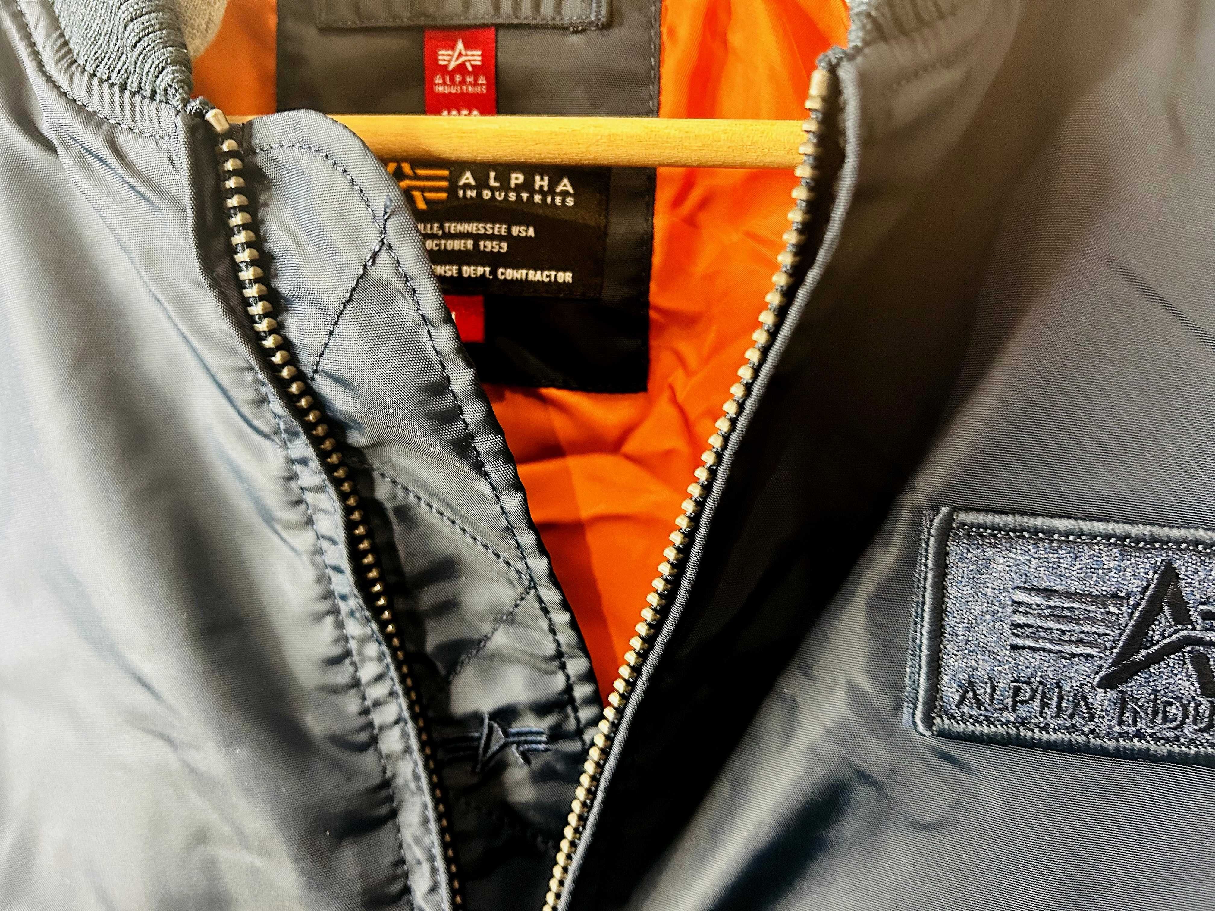 Alpha Industries kurtka przejściowa męska bomberka r. M, nowa