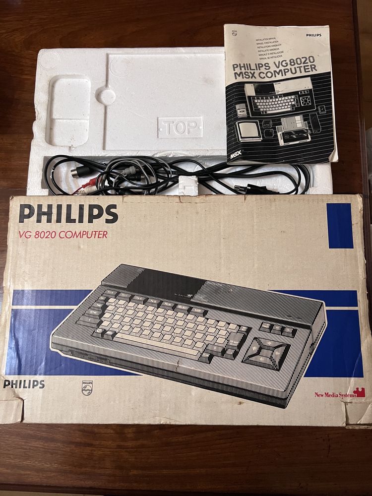 MSX Computador Philips VG 8020 + Monitor Philips VS0040