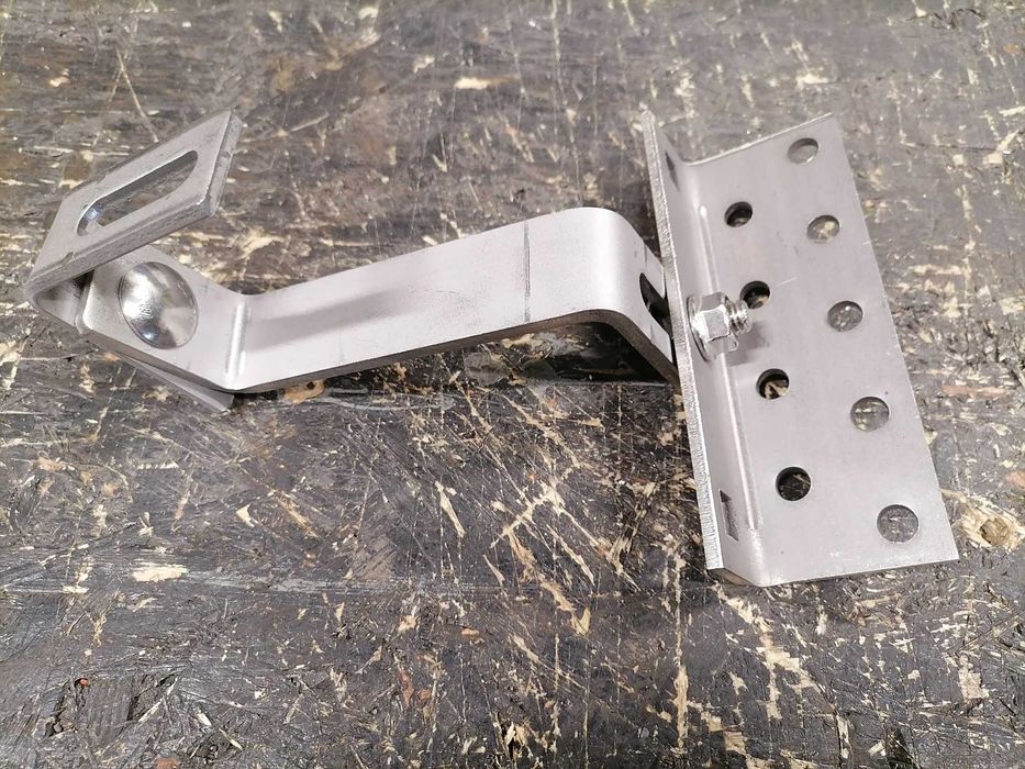 Uchwyt Vario z podwójną reg. panele PV fotowoltaika uchwyt do trapezu