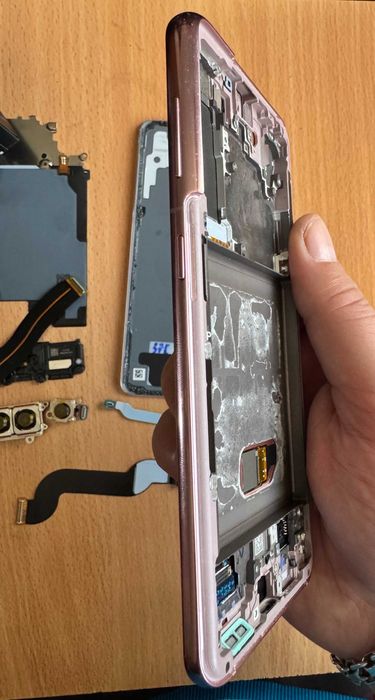 100% оригинальный дисплей Samsung Galaxy S21 5G Phantom Pink SM-G991B