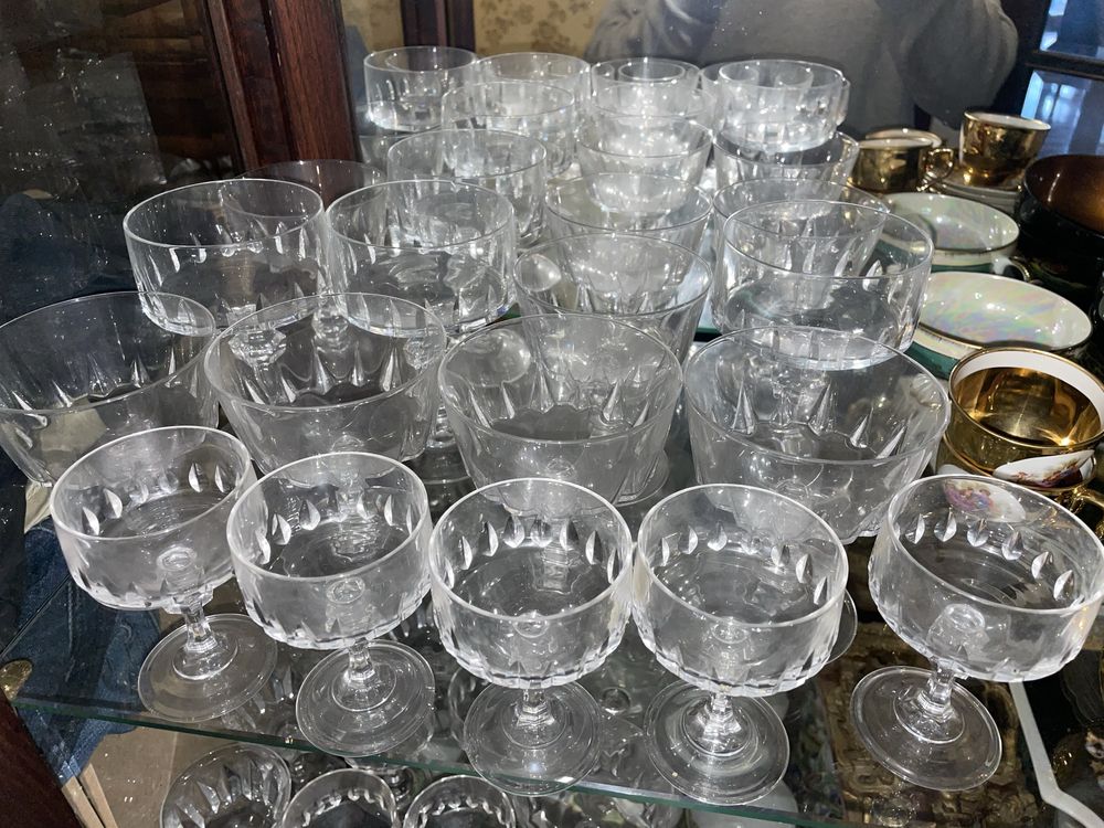 Serviço de copos de cristal D’Arques Louvre