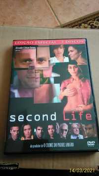 DVD Second Life Filme português 2 DISCOS Lúcia Moniz Figo Liliana Sant