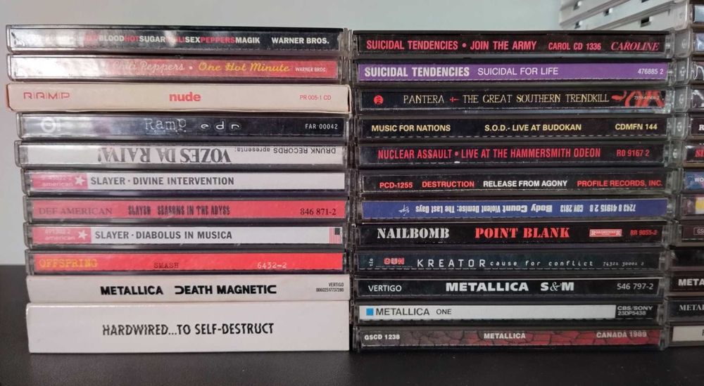 CDs para venda pop rock metal