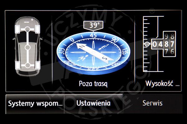 VOLKSWAGEN RNS 850 polskie menu lektor mapa