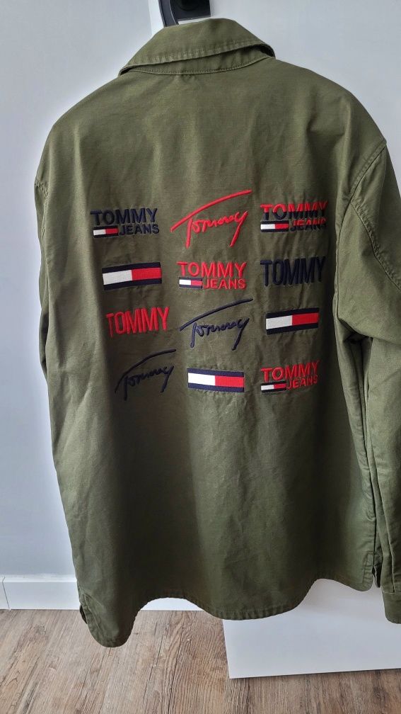 Tommy Jeans Koszula/Kurtka militarny styl XL