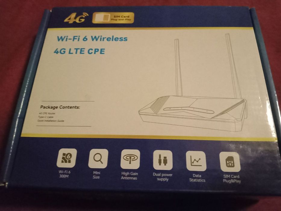 4G Wi-fi роутер под сим-карту