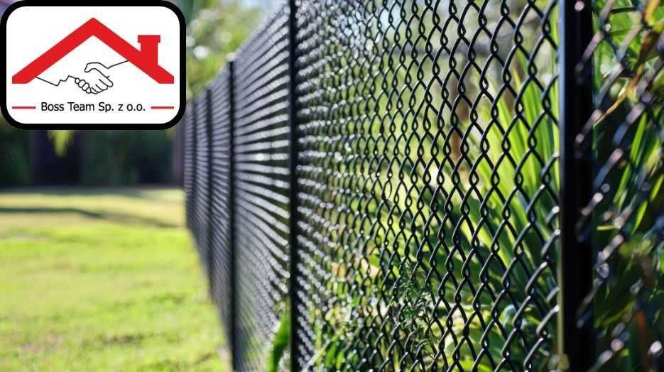 Ogrodzenie płot siatka powlekana
