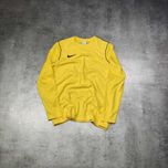 MĘSKA Bluza Sportowa Lekka Żółta Dri-Fit Bieganie Treningowa Nike Haft