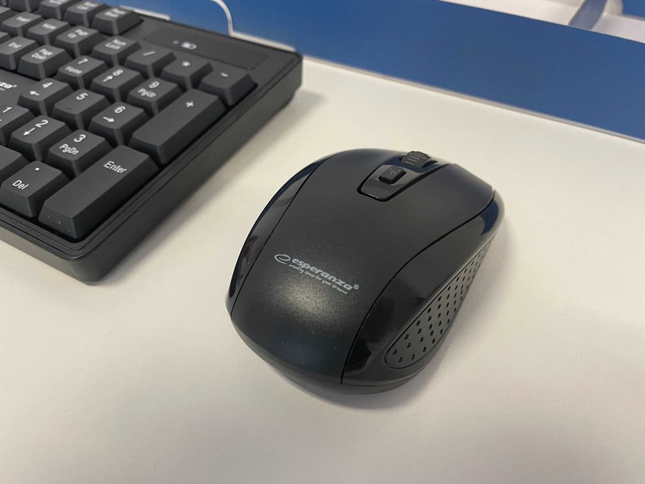 Klawiatura + mysz zestaw bezprzewodowy Esperanza, nowy