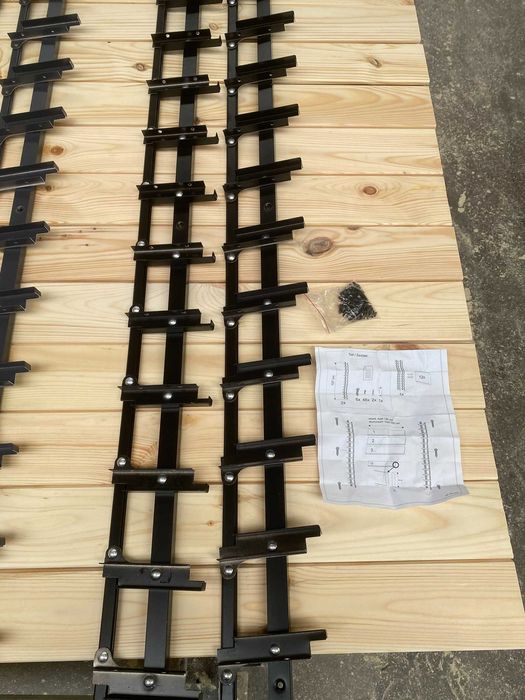 Zestaw shutters, ruchome żaluzje aluminiowe, deska sosna AB 20x95 mm