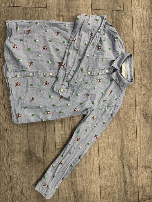 Świąteczna koszula dla chłopca H&M 140