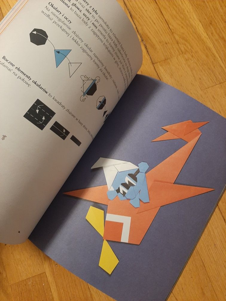 Papierowa wioska smerfów  - książka origami
