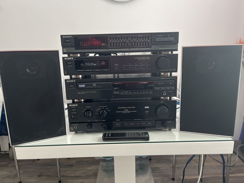 Sony wieża HiFi stereo CD, Equalizer, Amplituner