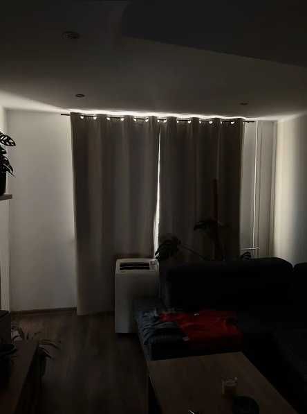 Par de Cortinados Blackout 100% À prova de Luz Grandes | Preto/Branco