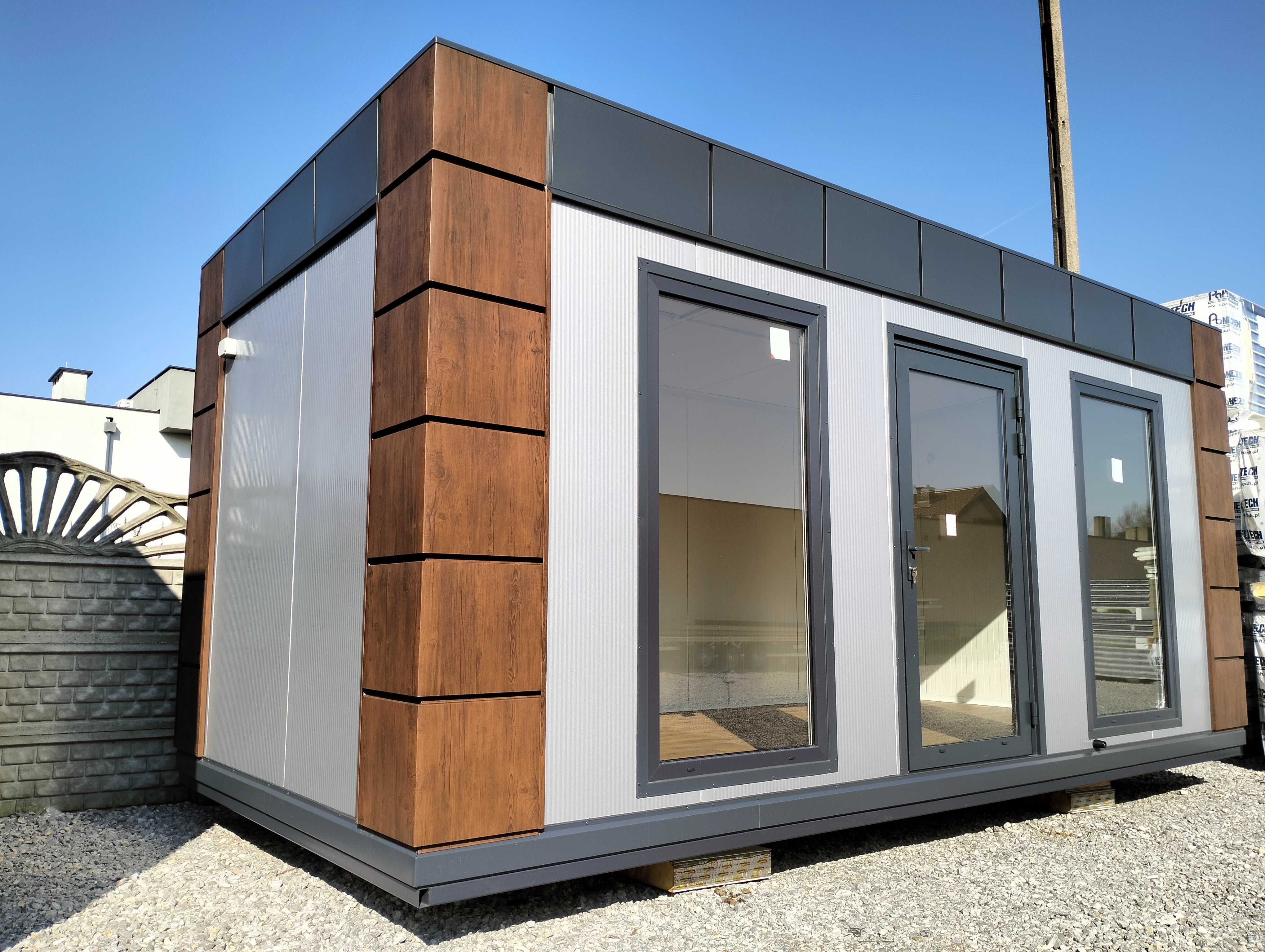 Pawilon 800x300 kontener handlowy, salon kosmetyczny, Kontener biurowy