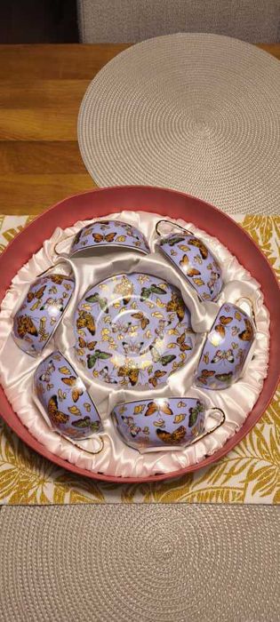 Zestaw 6 filiżanek japońskiej porcelany Yamasen NOWE