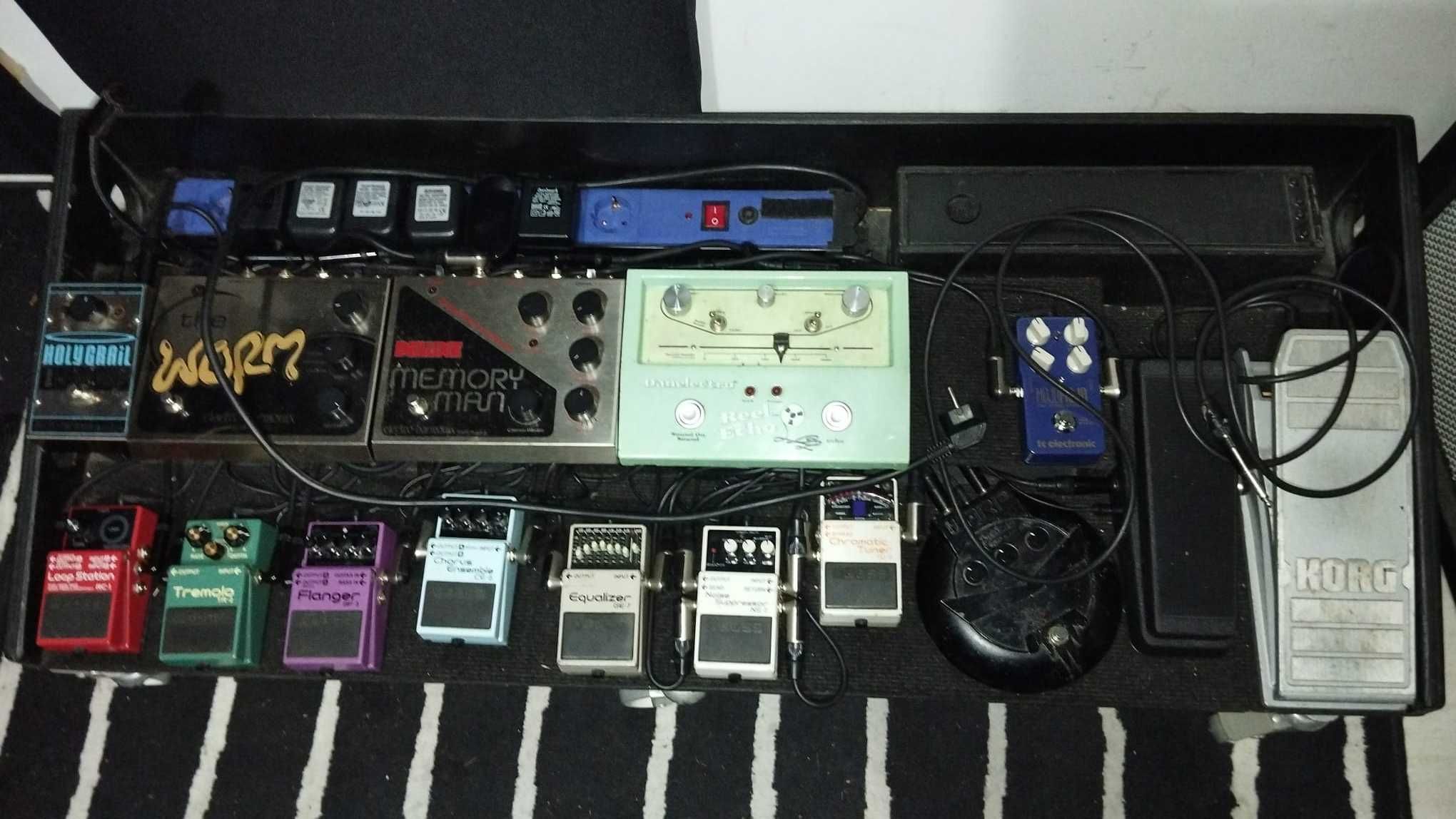 Pedaleira XXL com flightcase e saco