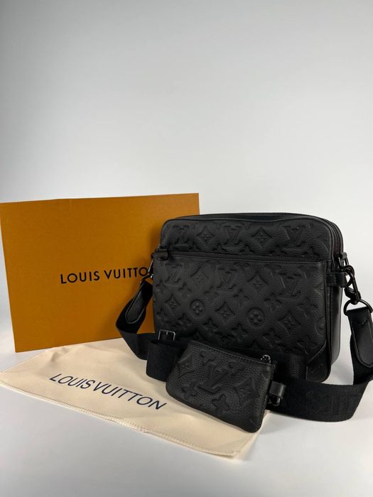 Мужская кожаная сумка ЛВ/Чоловіча шкіряна сумка louis vuitton шкіра