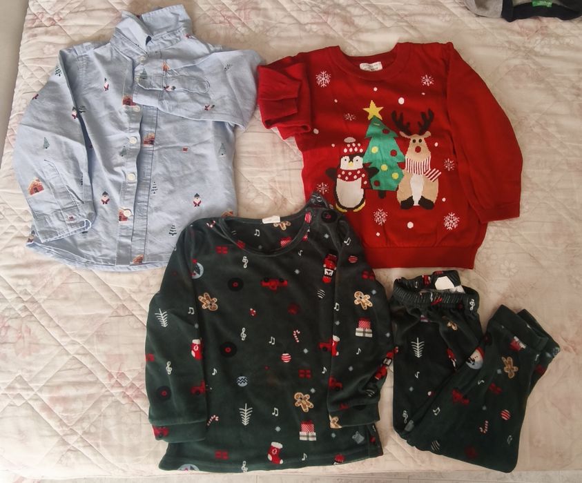 Roupa Natal menino 24 a 36 meses