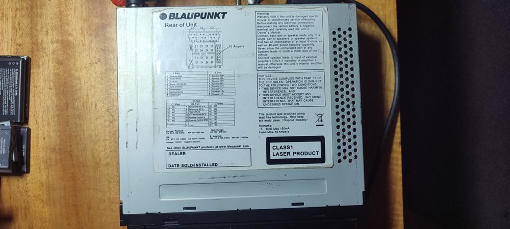 Blaupunkt madrid 210 (USB,aux,mp3)
