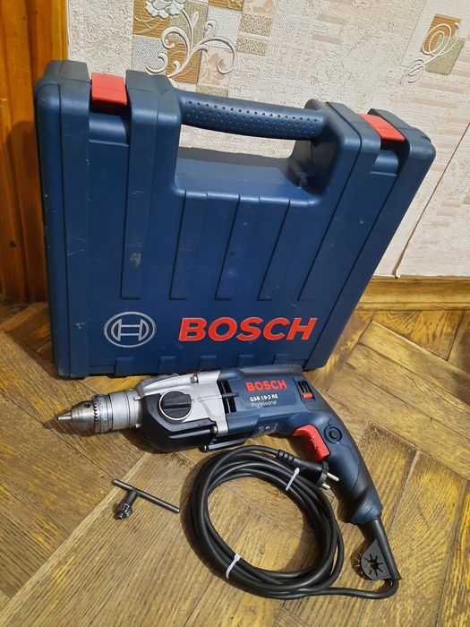 Оригінал,Швейцарія!!Дрель ударна двухшвидкісна Bosch GSB 19-2 RE,850вт