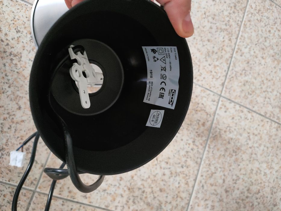 Apliques de tecto metalicos Ikea iluminação (2 unidades) como novos
