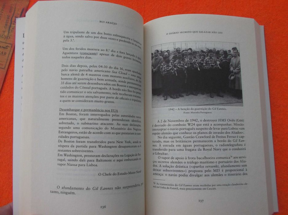 Diário secreto que Salazar não leu -  Rui Araújo