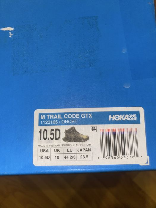 Hoka M Trail Code GTX.