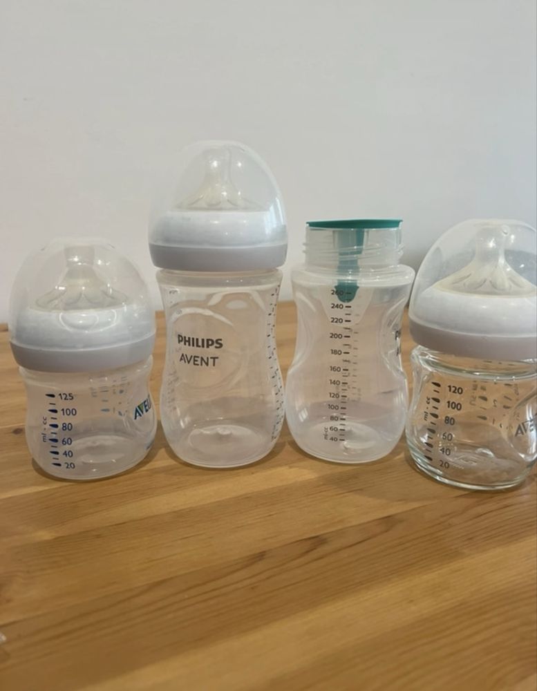 Butelki avent , smoczek , nibler