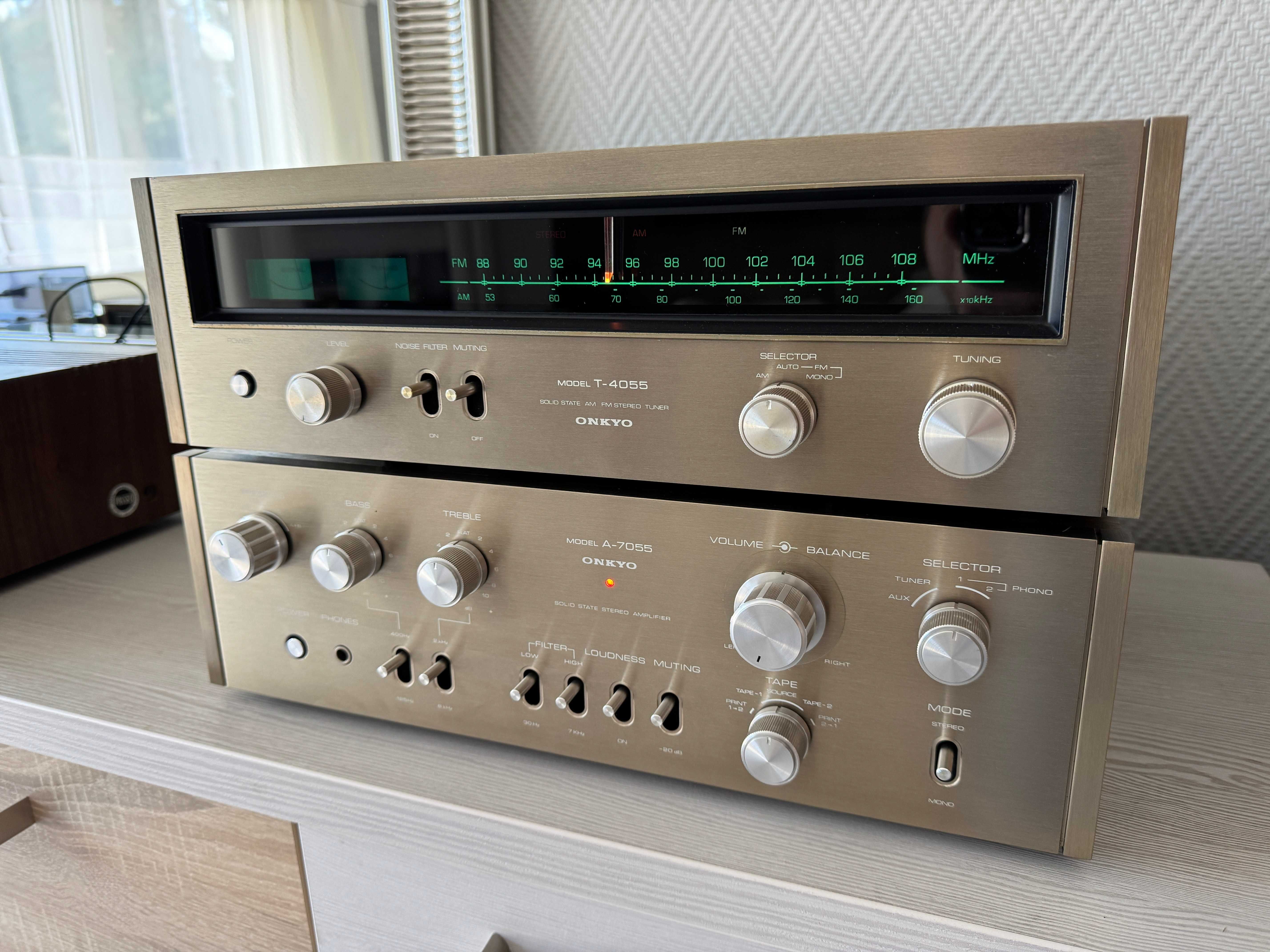 ONKYO A-7055 T-4055 Zestaw Top Class Hi-Fi