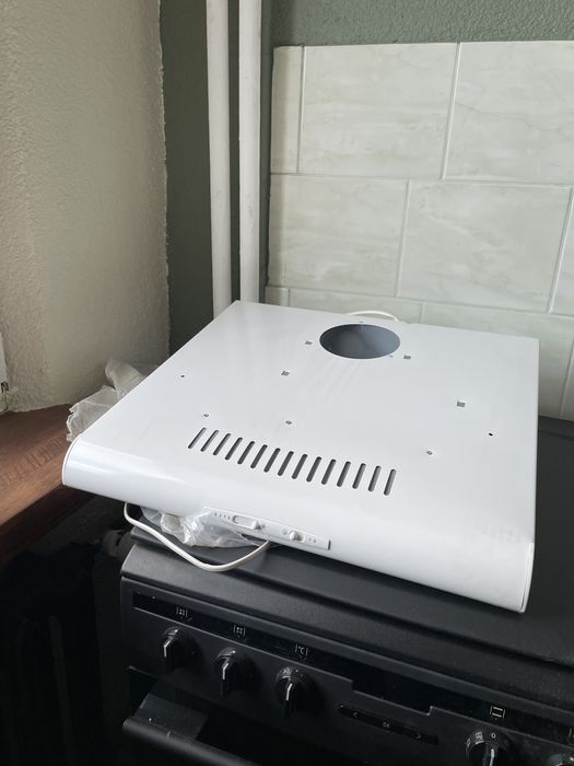 Nowy Okap podszafkowy kuchenny biały Ciarko 50 cm