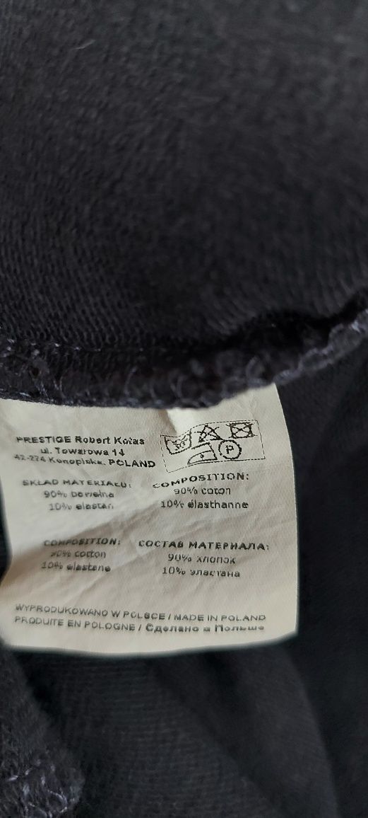 Granatowa sukienka BE Wear z rękawem 3/4, roz. 38 (M)