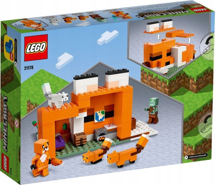 Lego Minecraft Siedlisko Lisów 21178