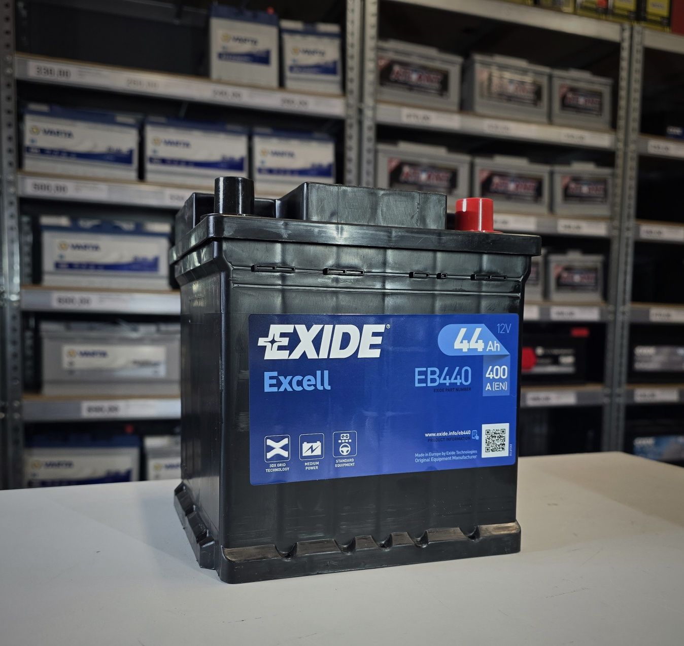 Akumulator Centra Exide CB440 EB440 12V 44AH 400A nowy