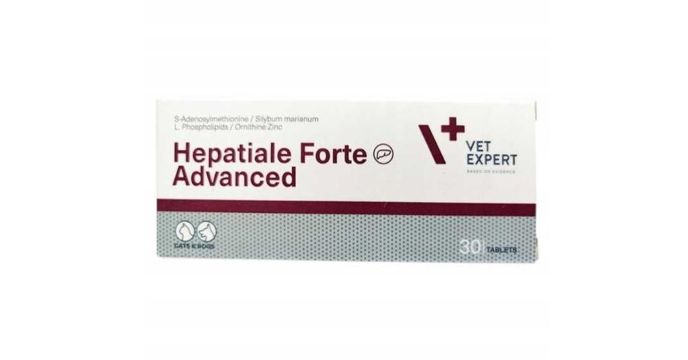 Hepatiale Forte Advanced - zestaw witamin dla kotów i psów