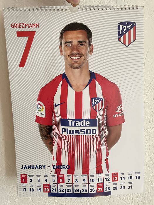 Перекидний календар Atletico de Madrid 2019