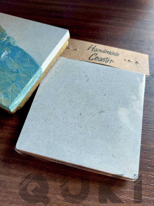 Quki- Ceramiczna podstawka na świecę lub kubek, handmade 2in1