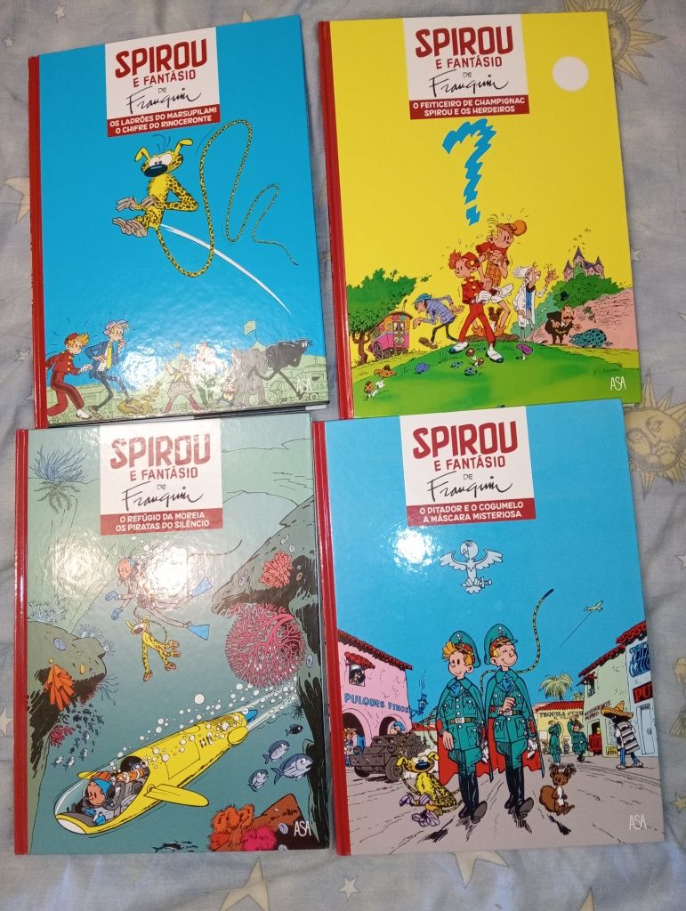 Spirou Capa Dura impecável 4 livros oportunidade