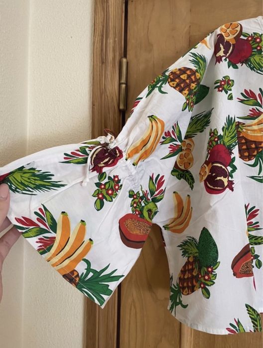 Blusa florida da Zara