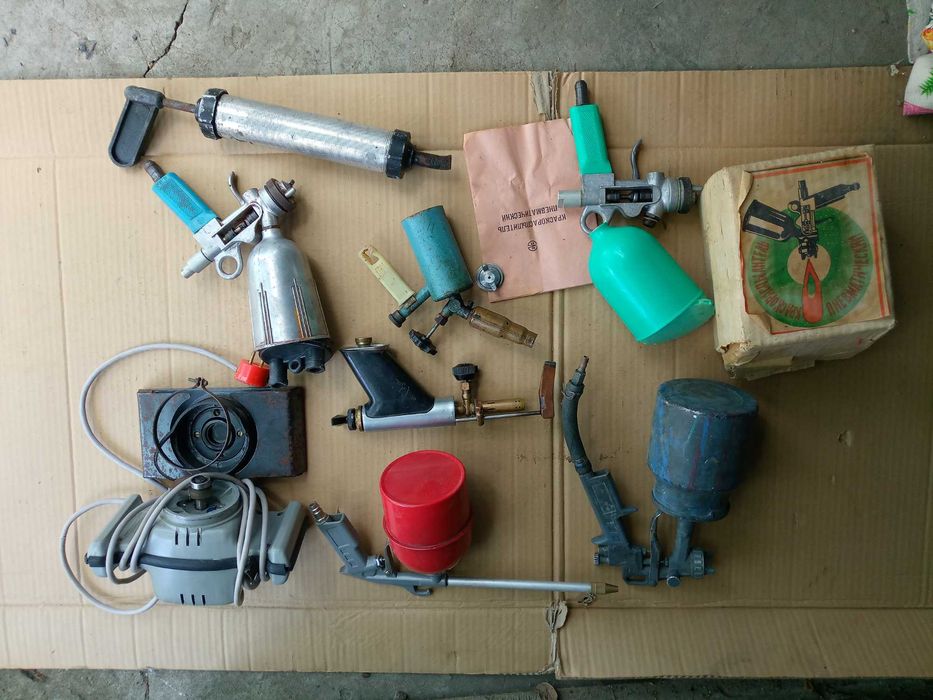 СССР паяльник бензиновий краскораспылитель пневматичний розпилювач