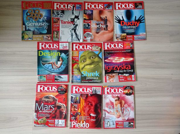 Focus, czasopismo, rok 2004, zestaw