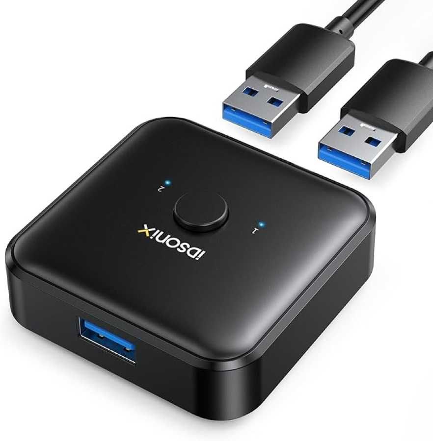 iDsonix USB 3.0 przełącznik, 2 w 1 switch USB