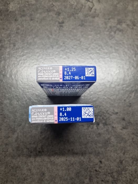Soczewki dwutygodniowe Johnson&Johnson Acuvue Oasys 12 szt. +1,00 +1.2