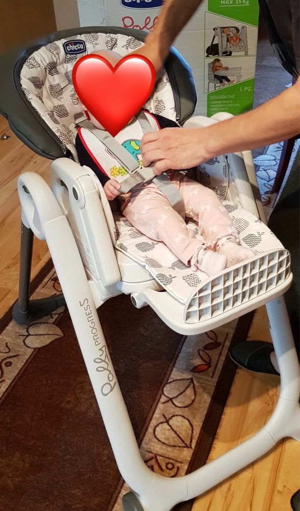Regulowane Krzesełko do karmienia Chicco Poly Progress 5